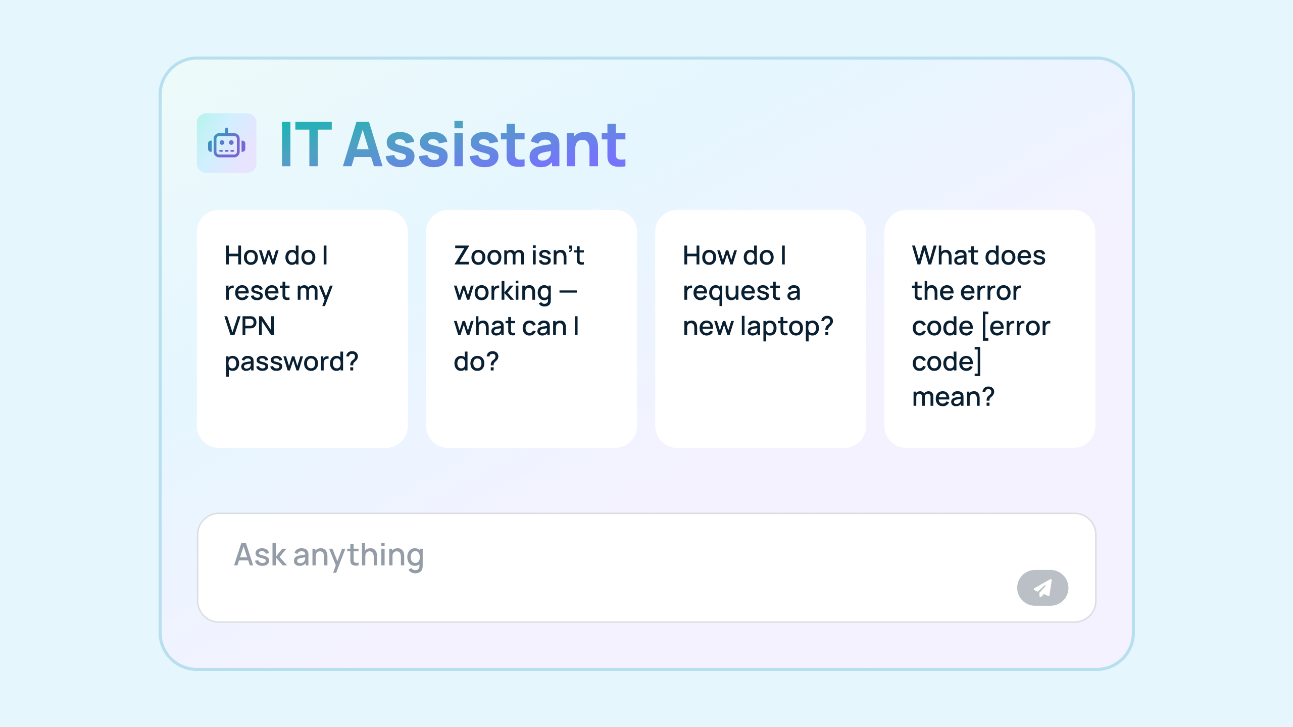 Create your own internal AI assistant that supports your team. | GoSearch AI Enterprise Search
