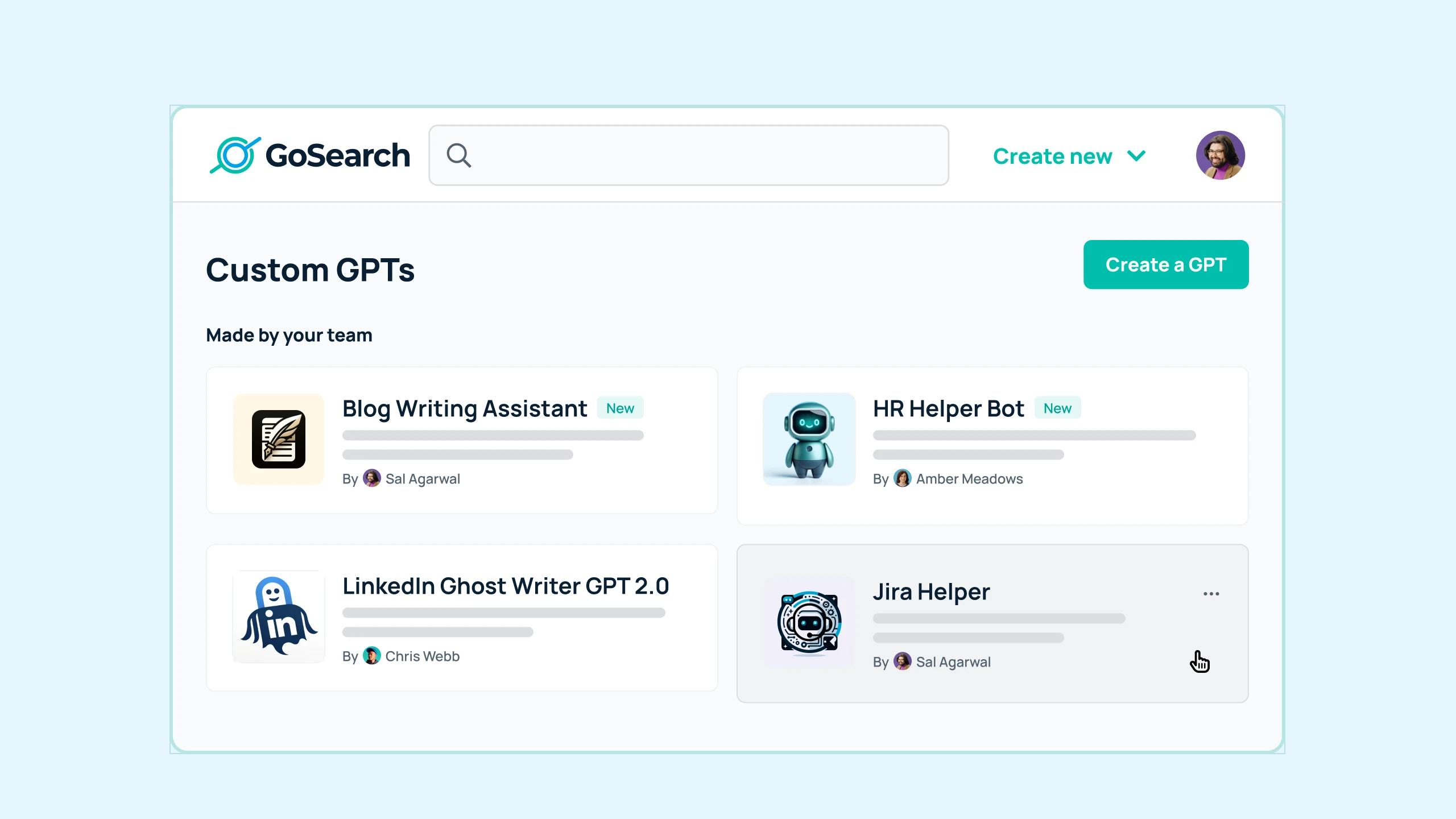 Getting Started with Custom GPTs in GoSearch Enterprise Search: A Quick Guide