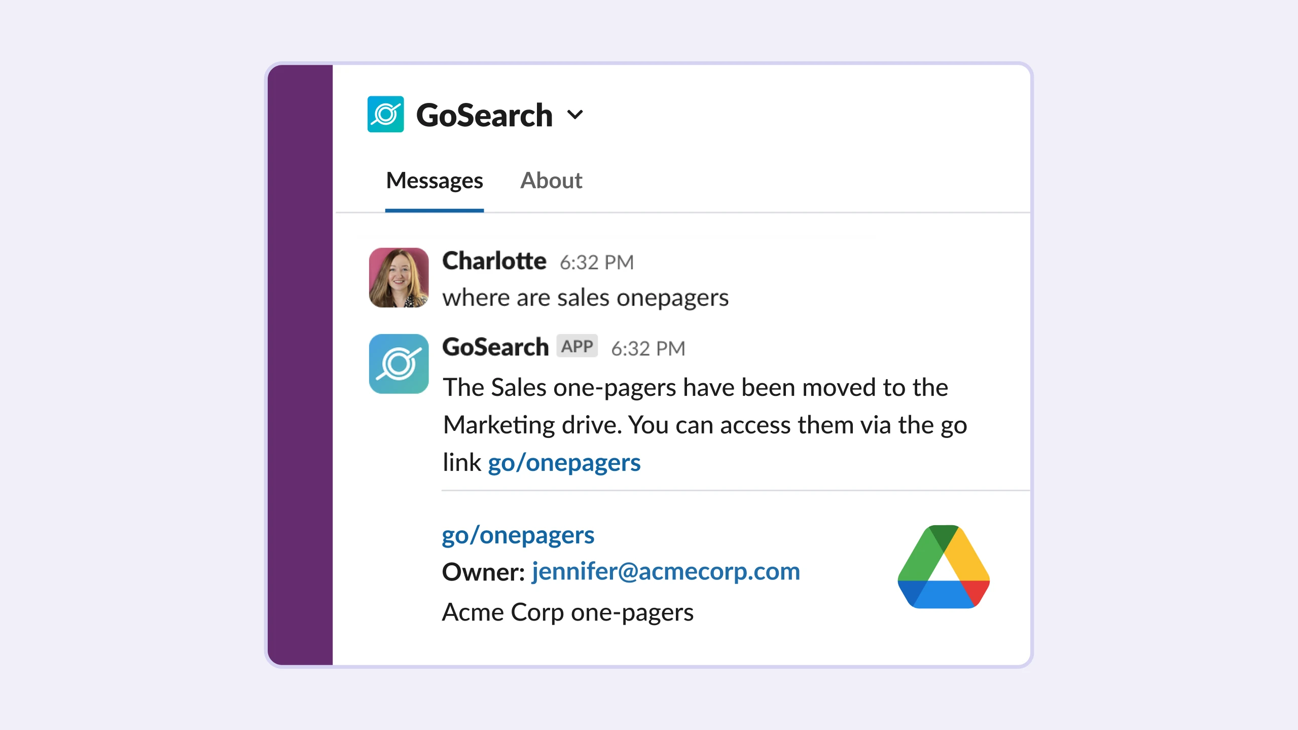 GoSearch AI Enterprise Search | Learn the 3 ways to use the GoSearch slack bot