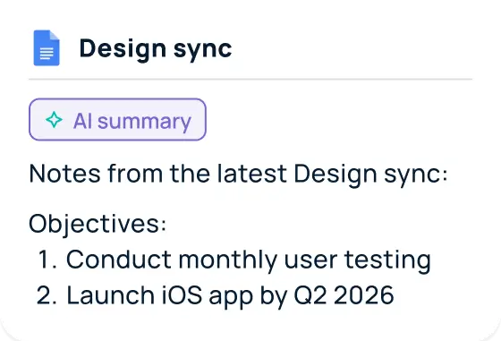 GoSearch AI summary