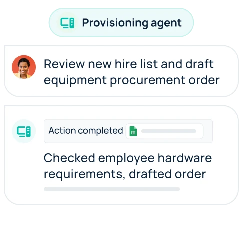 Equipment provisioning