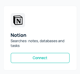 connecting notion data connector